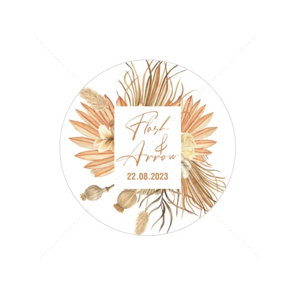 Custom Wedding Favor Sticker Personalized Fall Themed Favor Labels Stickers For Party Bags Wedding Guest Gifts Thank You Sticker - Image 11