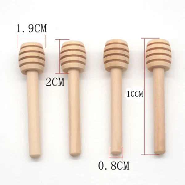 50PCS Honey Stir Stick Personalized Logo Customize Mini Wooden Honey Spoon Birthday Party Wedding Guest Gifts Kitchen Bar Tools - Image 8