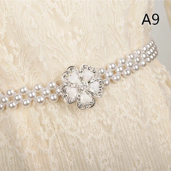 Crystal Satin Bridal Belt Sash Rhinestones Wedding Dress Belt Bridal Belt Wedding Dress Belt - Image 15