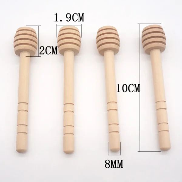 50PCS Honey Stir Stick Personalized Logo Customize Mini Wooden Honey Spoon Birthday Party Wedding Guest Gifts Kitchen Bar Tools - Image 9