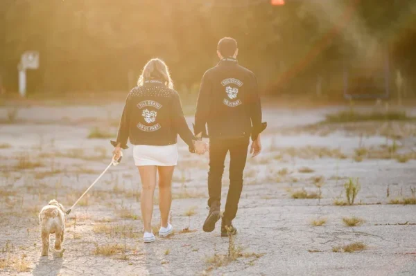 Bride and Groom Matching Wedding Jackets | Till Death Do Us Part | Groom Jacket | Bride Jacket | Wedding Day Matching Jacket - Image 4