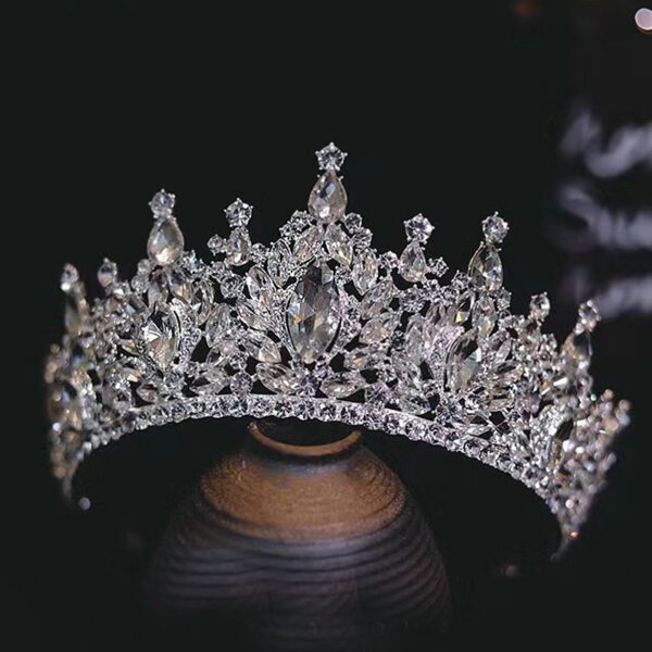 New Korean Rhinestone Bridal Crown Accessories - Image 7