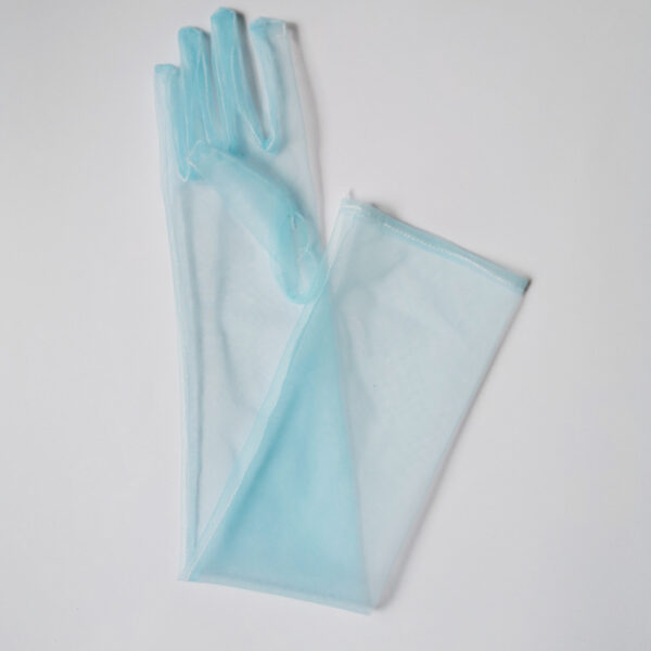 Tulle Plain Bridal Wedding Dress Gloves - Image 7